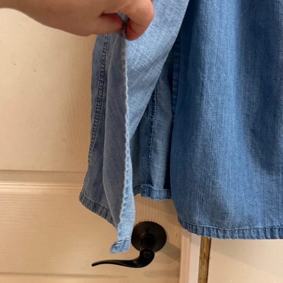 Madewell Blue Denim Mini Dress - Picture 5 of 10